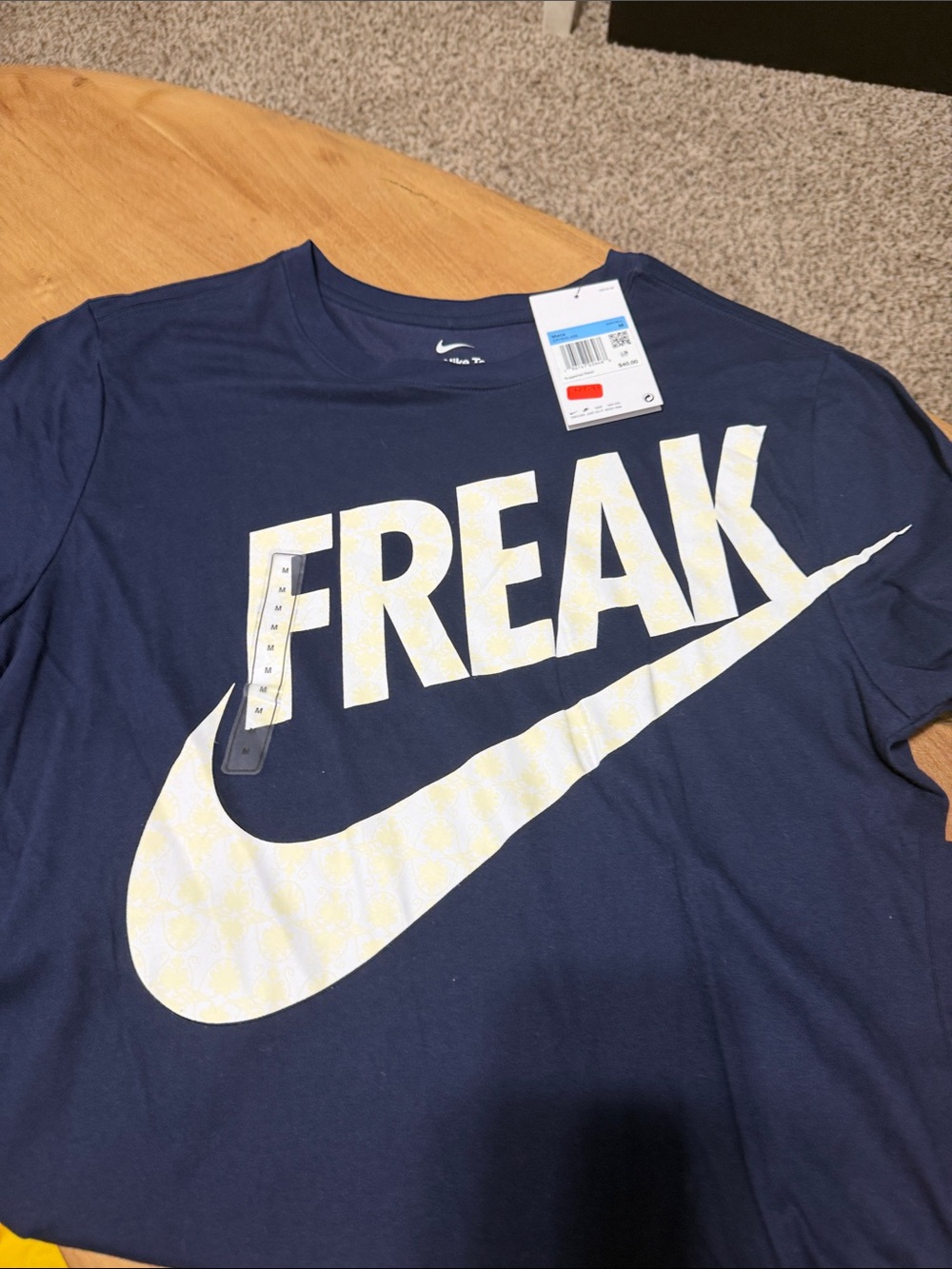Nike Men’s Navy Blue FREAK Graphic Tee